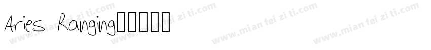Aries Ranging字体转换